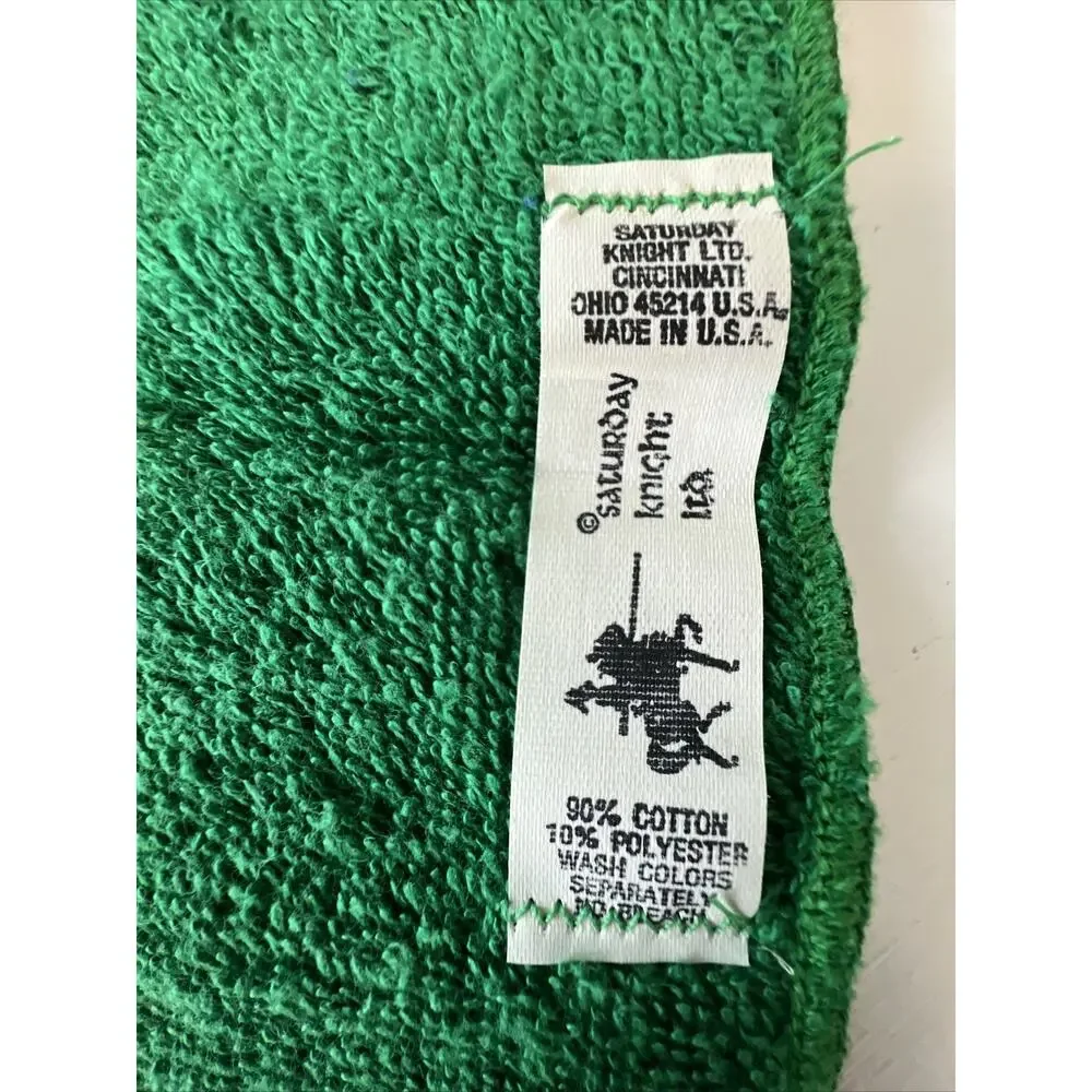 Vtg Christmas Goose Geese Bath Towel Washcloth 2 piece set